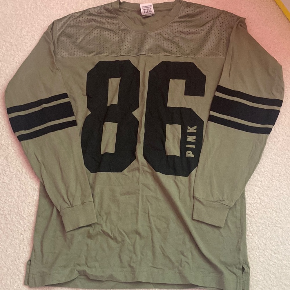 PINK Jersey long-sleeve top